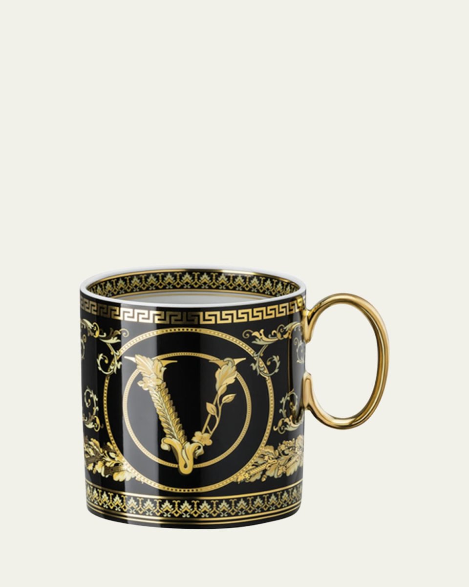 Virtus Gala Black Mug With Handle